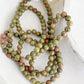 UNAKITE 6MM BEAD BRACELET AUSTRALIA