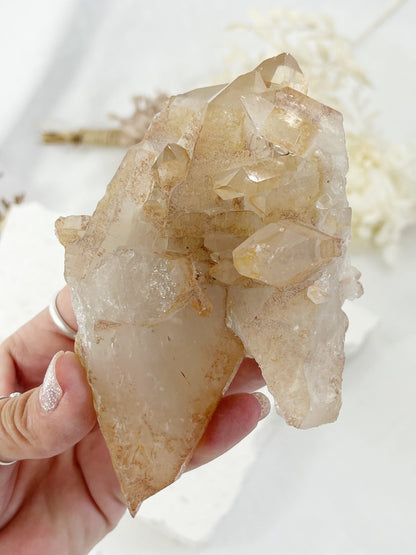 TANGERINE QUARTZ CLUSTER | 100458
