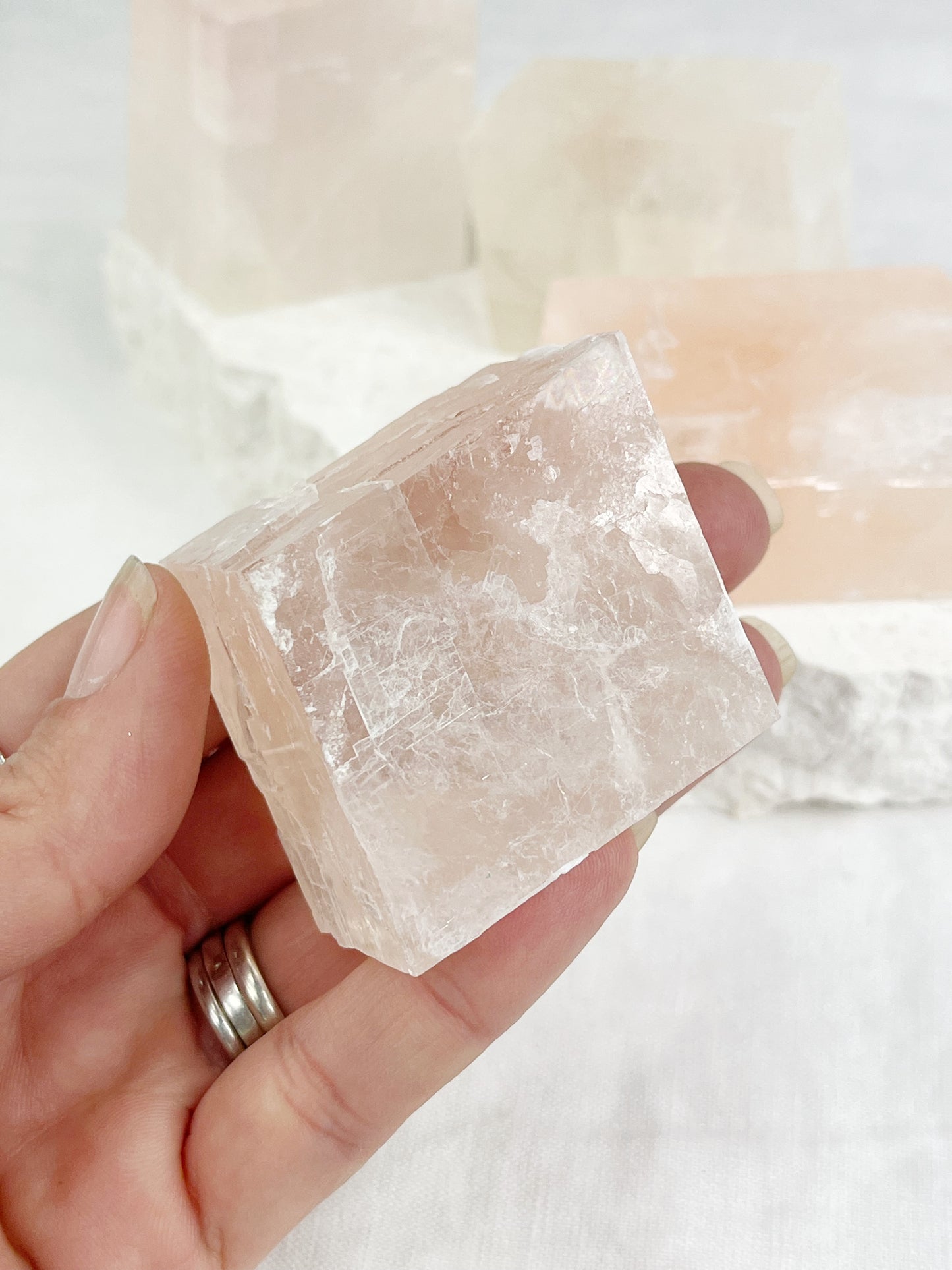 PINK OPTICAL CALCITE | INTUITIVELY CHOSEN 25
