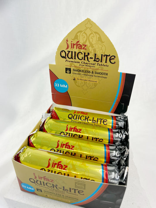 QUICK LITE CHARCOAL TABLETS | 33MM