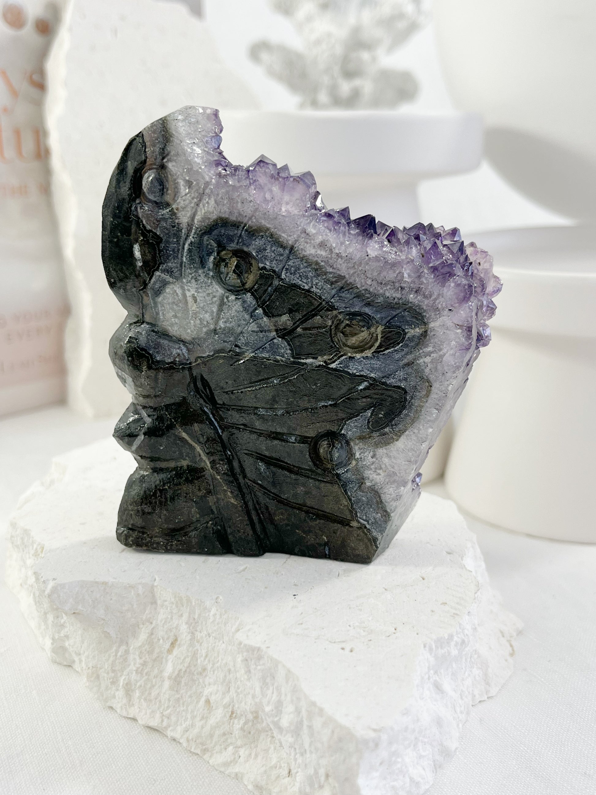 AMETHYST CLUSTER FAIRY, STONED AND SAGED SHOP AUSTRALIA
