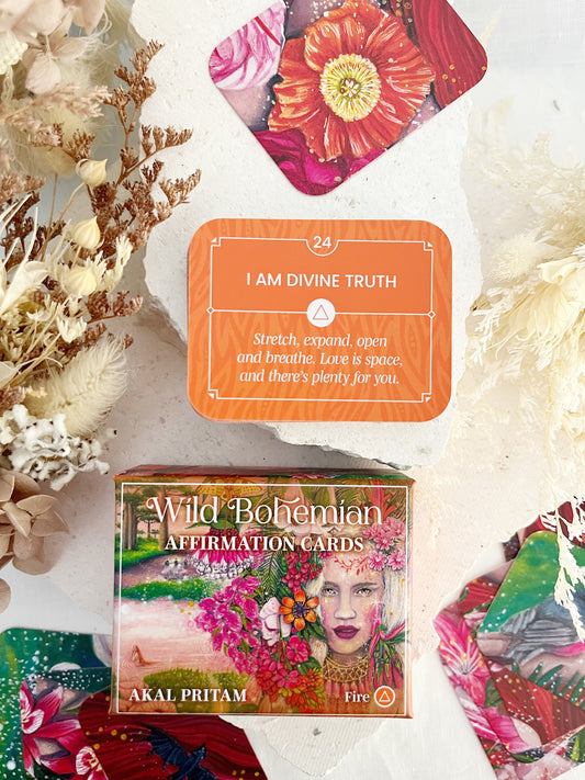 WILD BOHEMIAN, AFFIRMATION CARDS, AKAL PRITAM