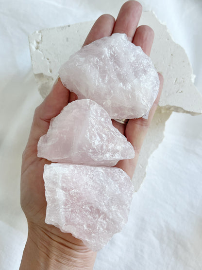 ROSE QUARTZ ROUGH || INTUITIVELY CHOSEN