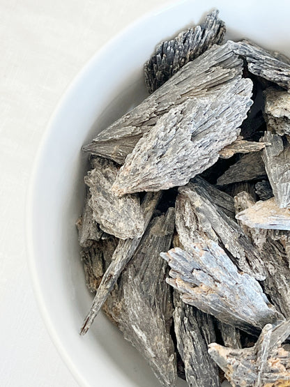 BLACK KYANITE BLADE, STONED AND SAGED CRYSTAL SHOP AUSTRALIA