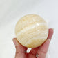 ORANGE CALCITE SPHERE || 100087