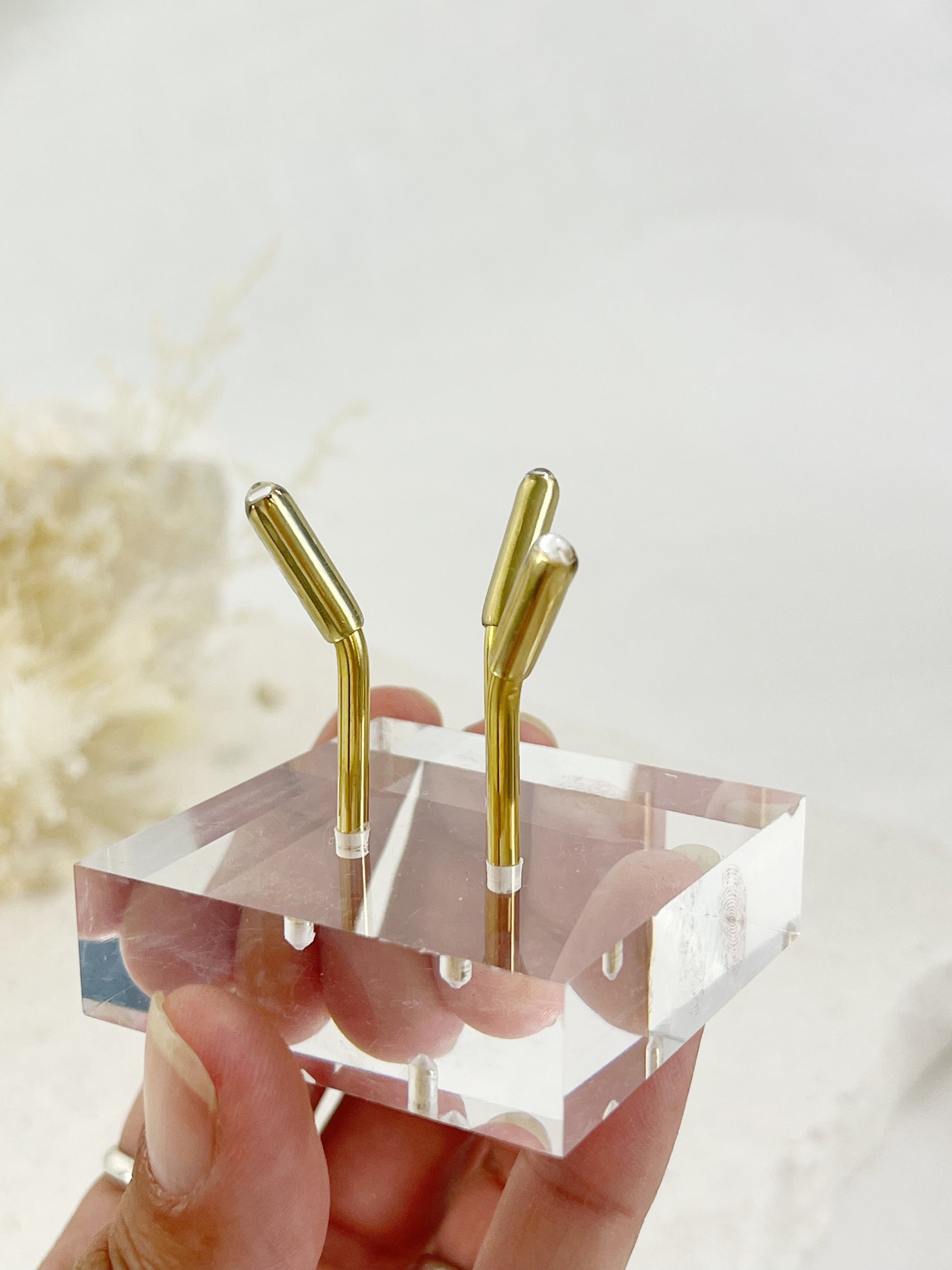 3 PRONG STAND GOLD