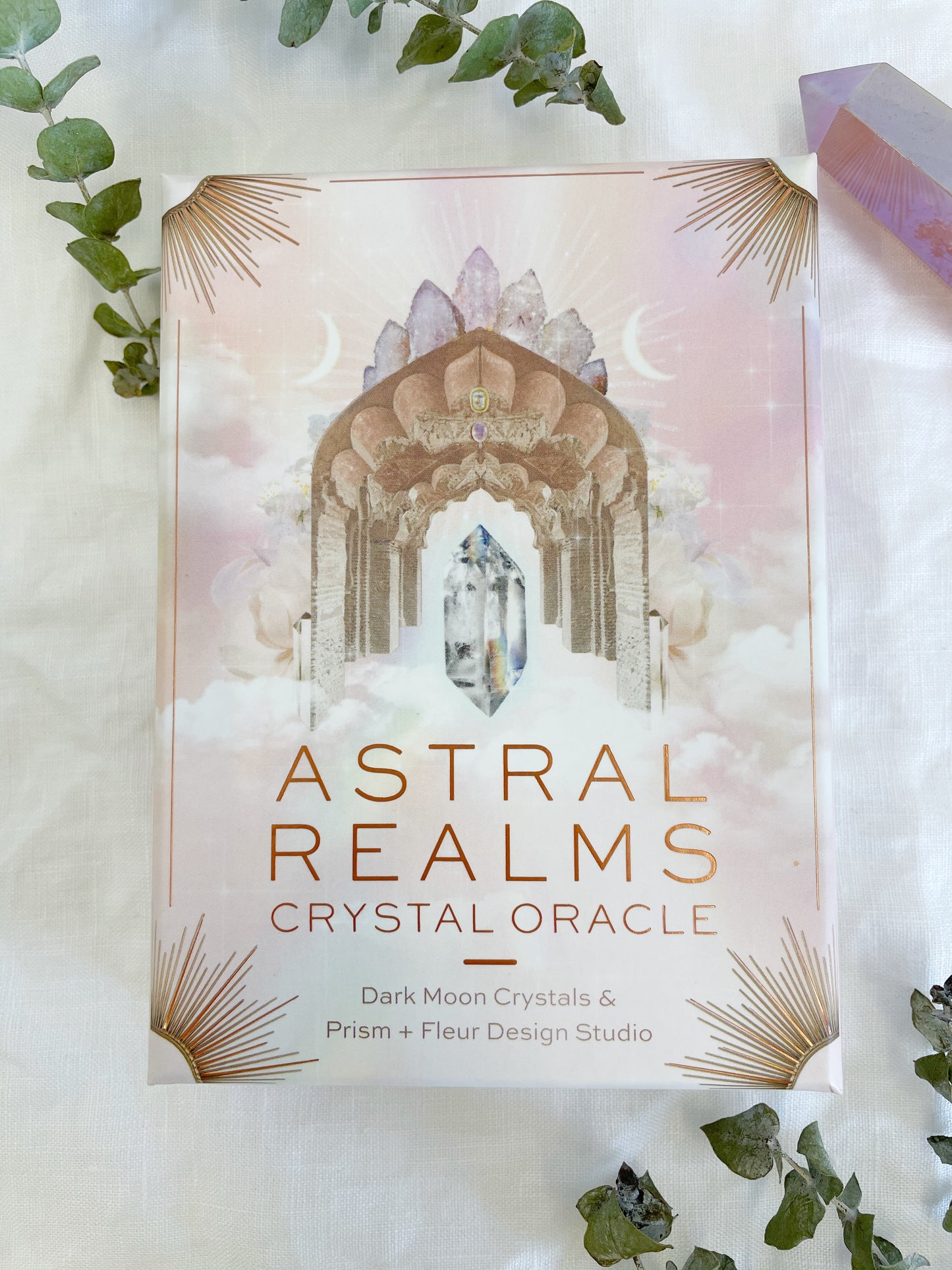 ASTRAL REALMS CRYSTAL ORACLE | DARK MOON CRYSTALS AND PRISM + FLEUR