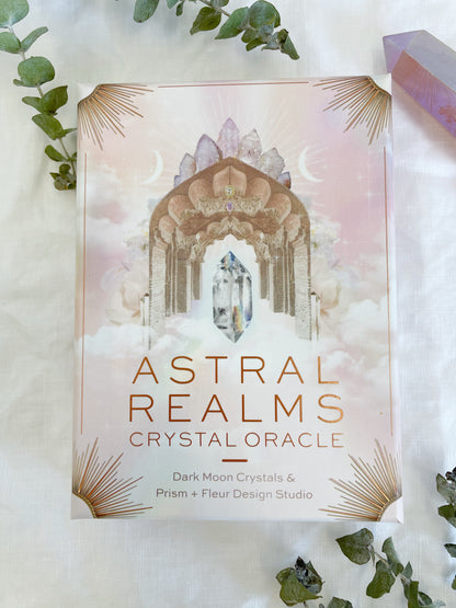 ASTRAL REALMS CRYSTAL ORACLE || DARK MOON CRYSTALS AND PRISM + FLEUR