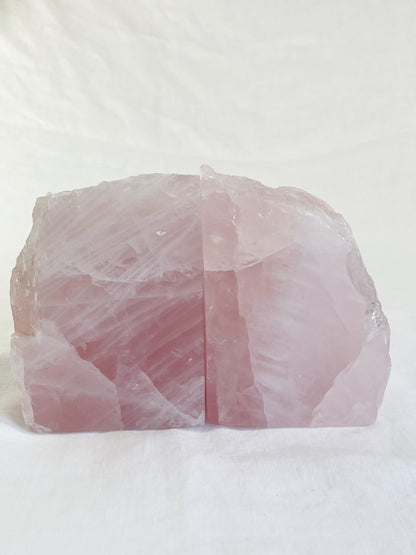 ROSE QUARTZ BOOKENDS | 2
