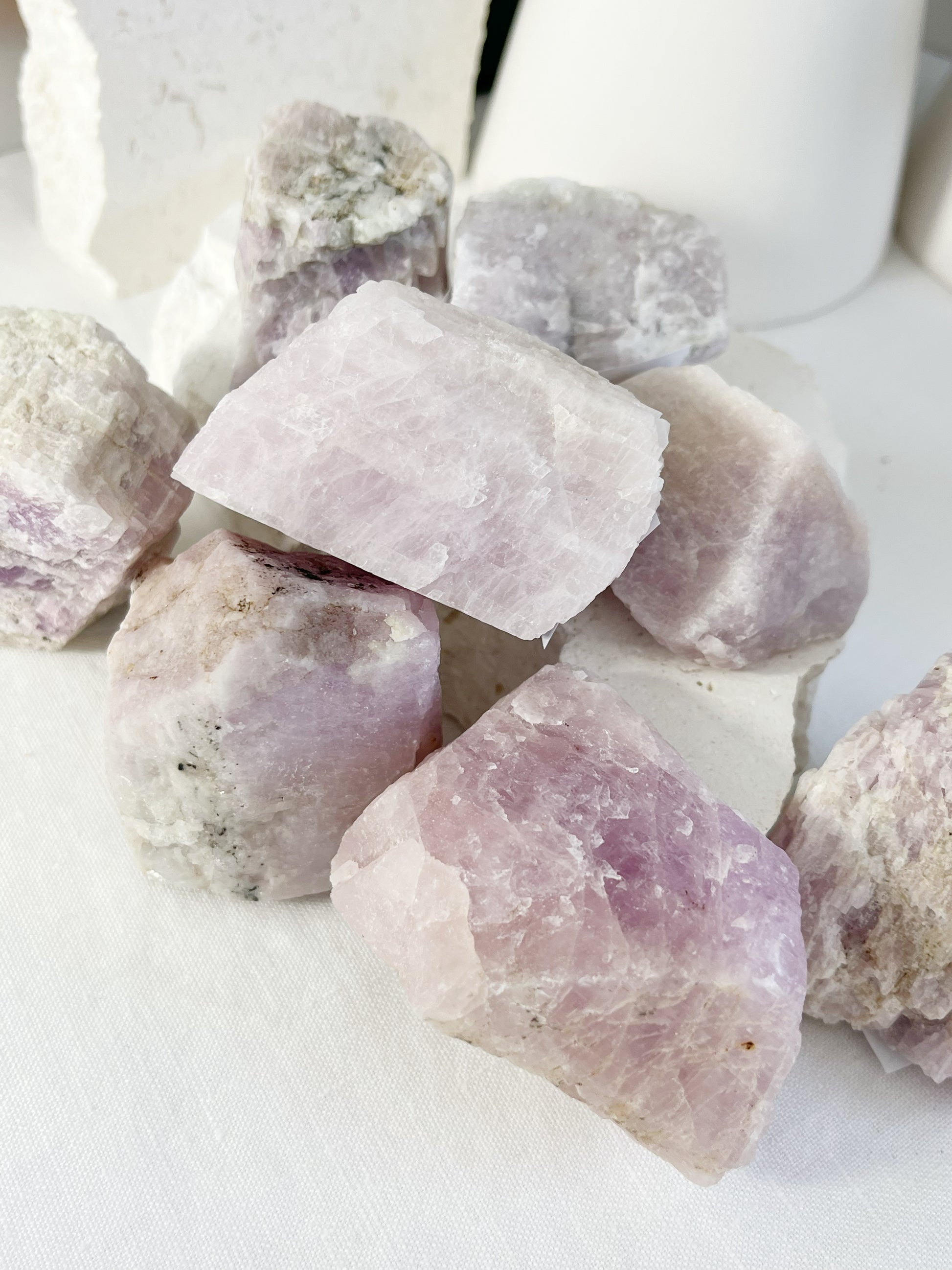 KUNZITE ROUGH, STONED AND SAGED AUSTRALIA