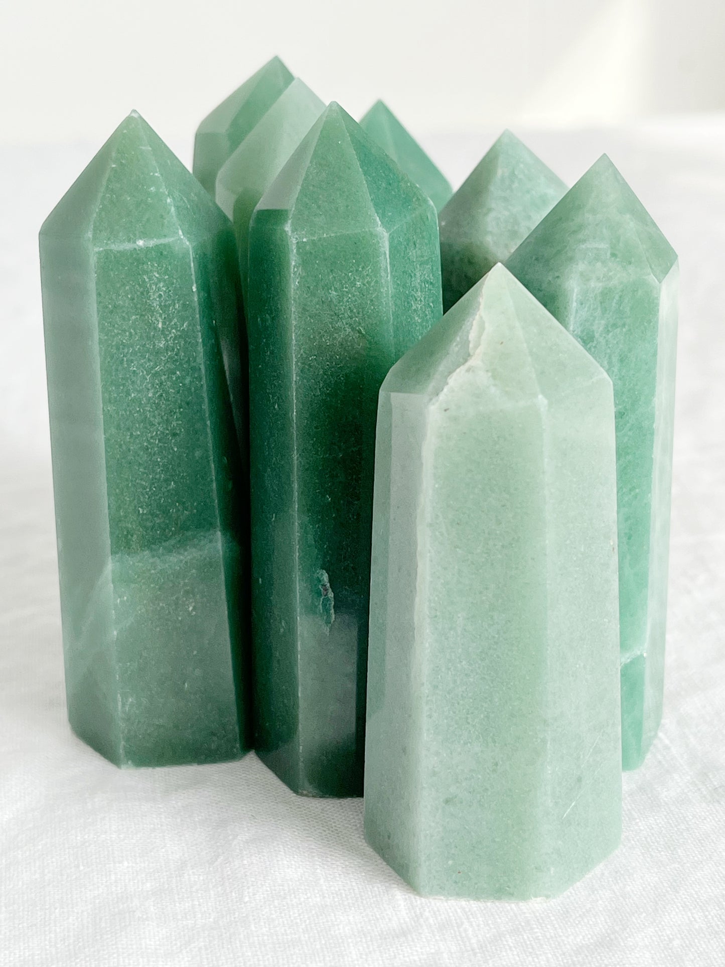 GREEN AVENTURINE GENERATOR ATONED AND SAGED AUSTRALIA