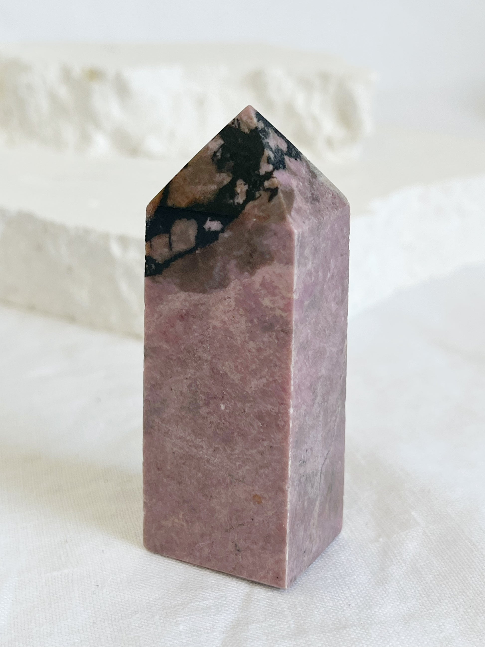 RHODONITE TOWER, STONED AND SAGED AUSTRALIA