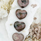 RHODONITE HEART, STONED AND SAGED AUSTRALIA