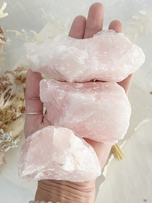 Rose Quartz rough Australia